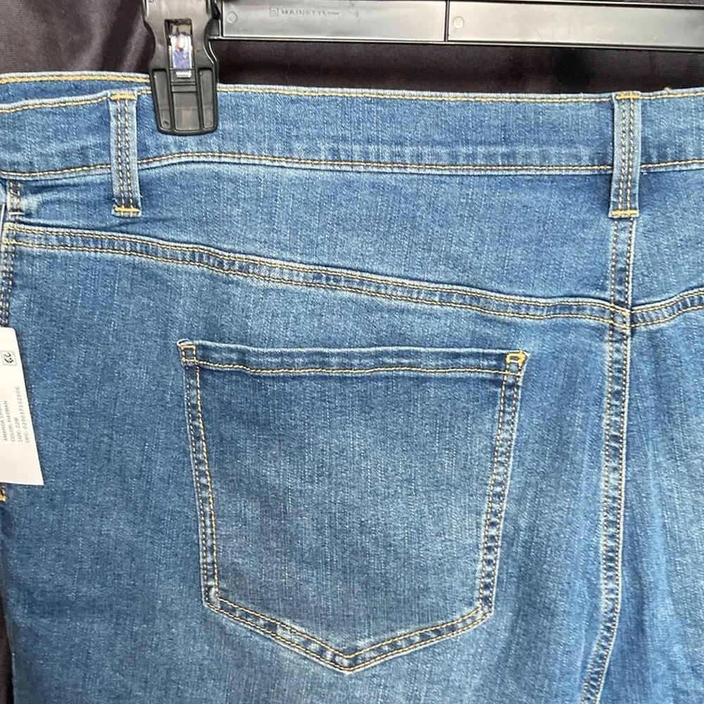 Relisted Gloria Vanderbilt Amanda jean Short w slimming panel denim flex 22W - Picture 14 of 16